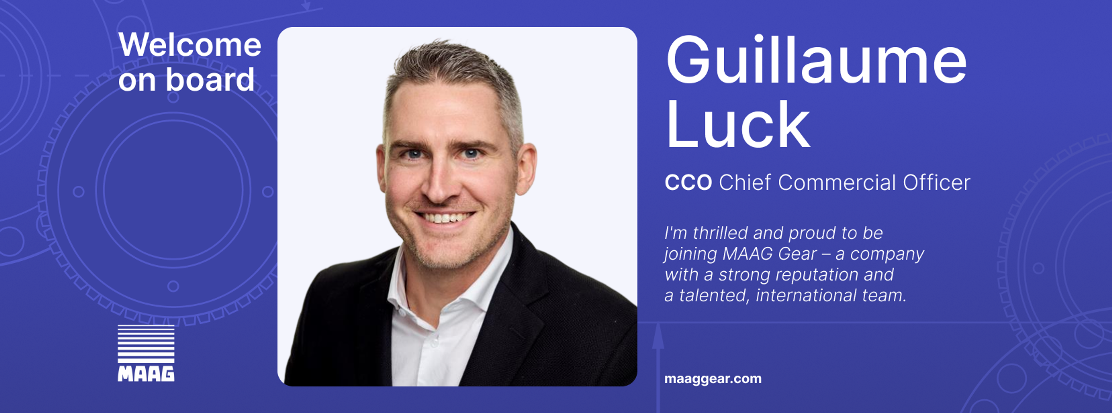New CCO Guillaume Luck