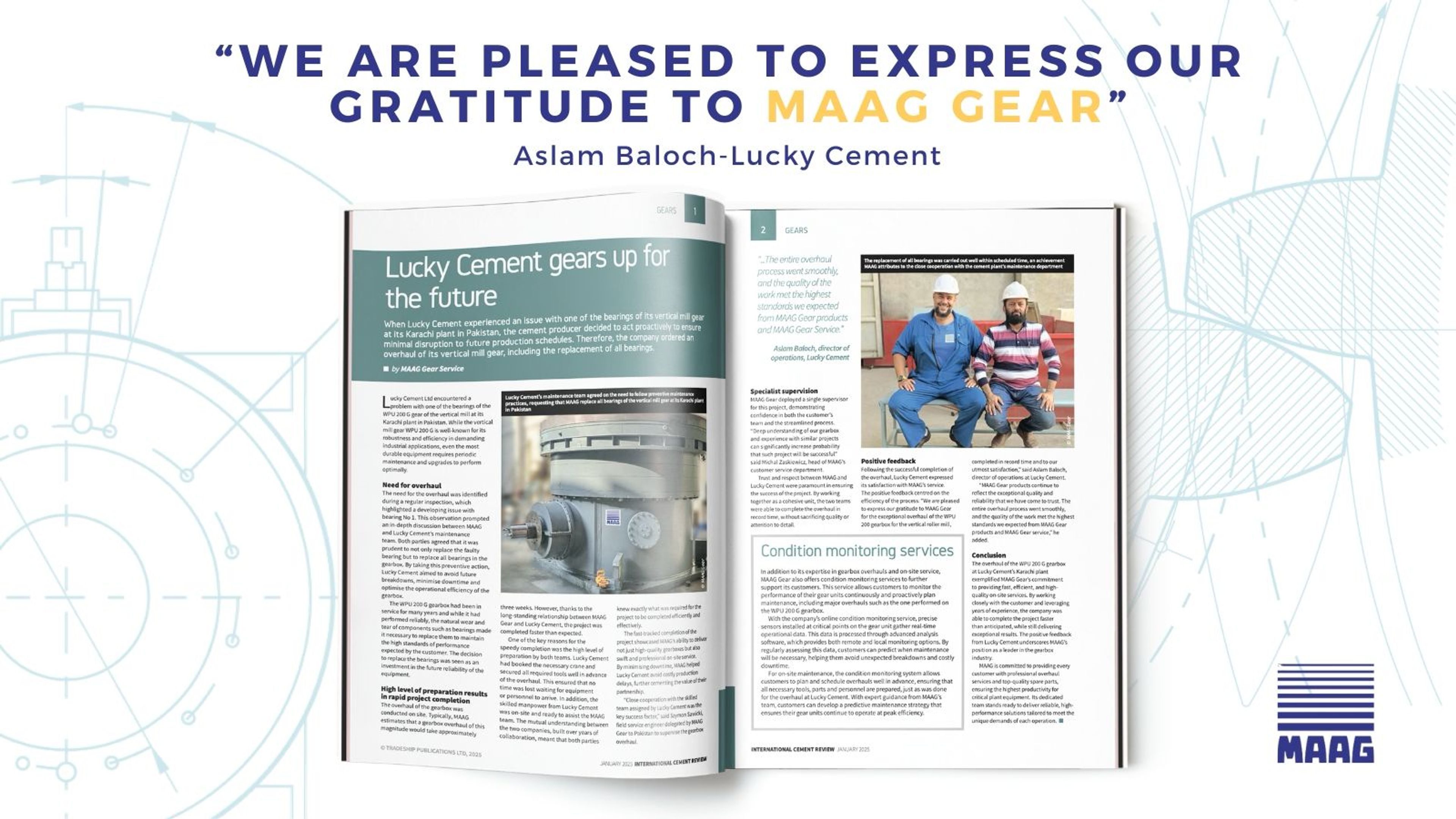 Magazine - Lucky Cement gears up for the future