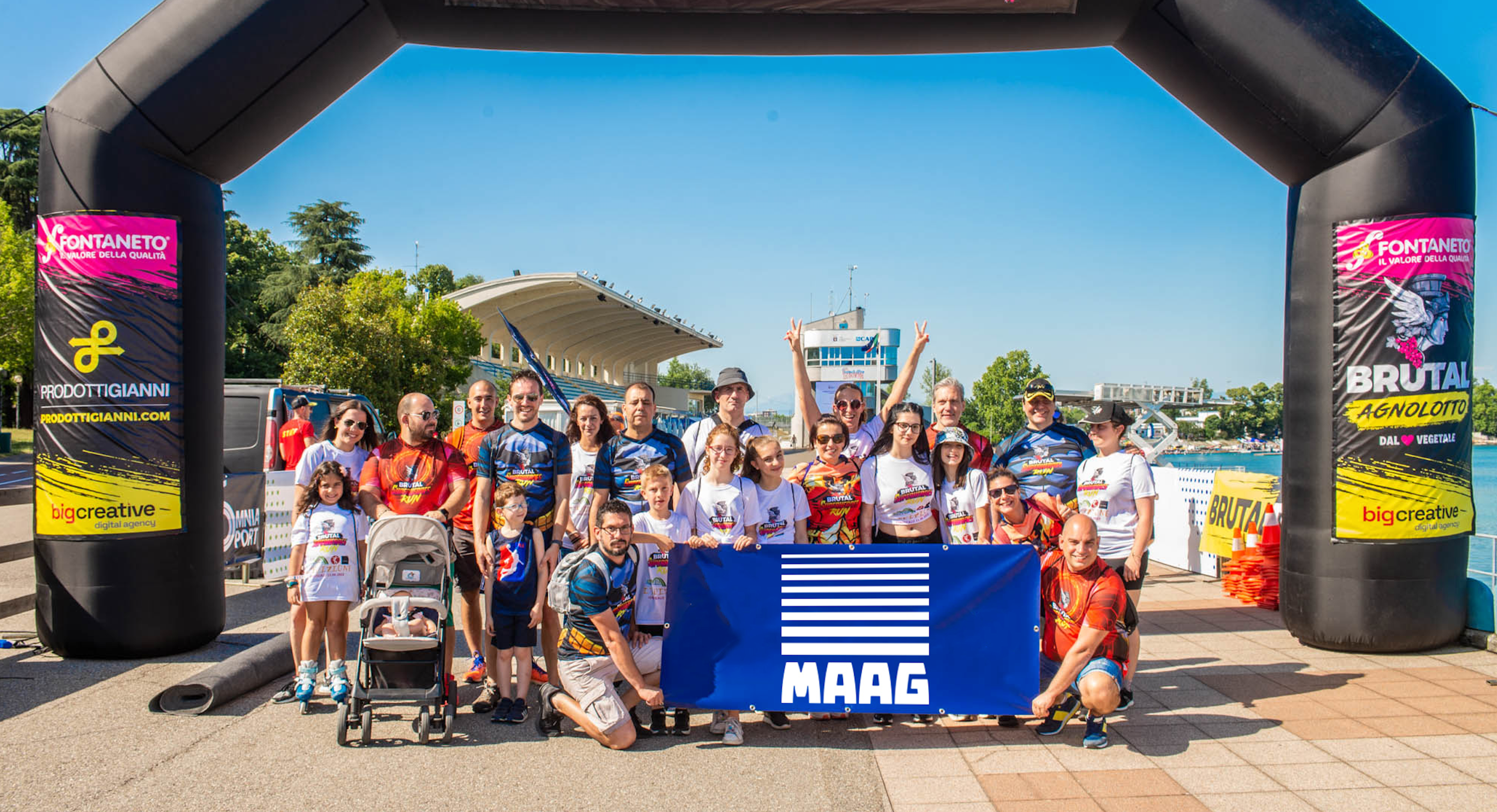 BRUTAL Marathon Team in Italy at finish line