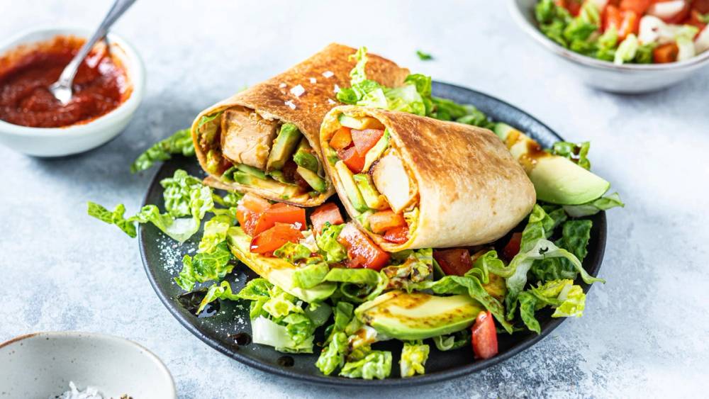 Sprø tofu wrap