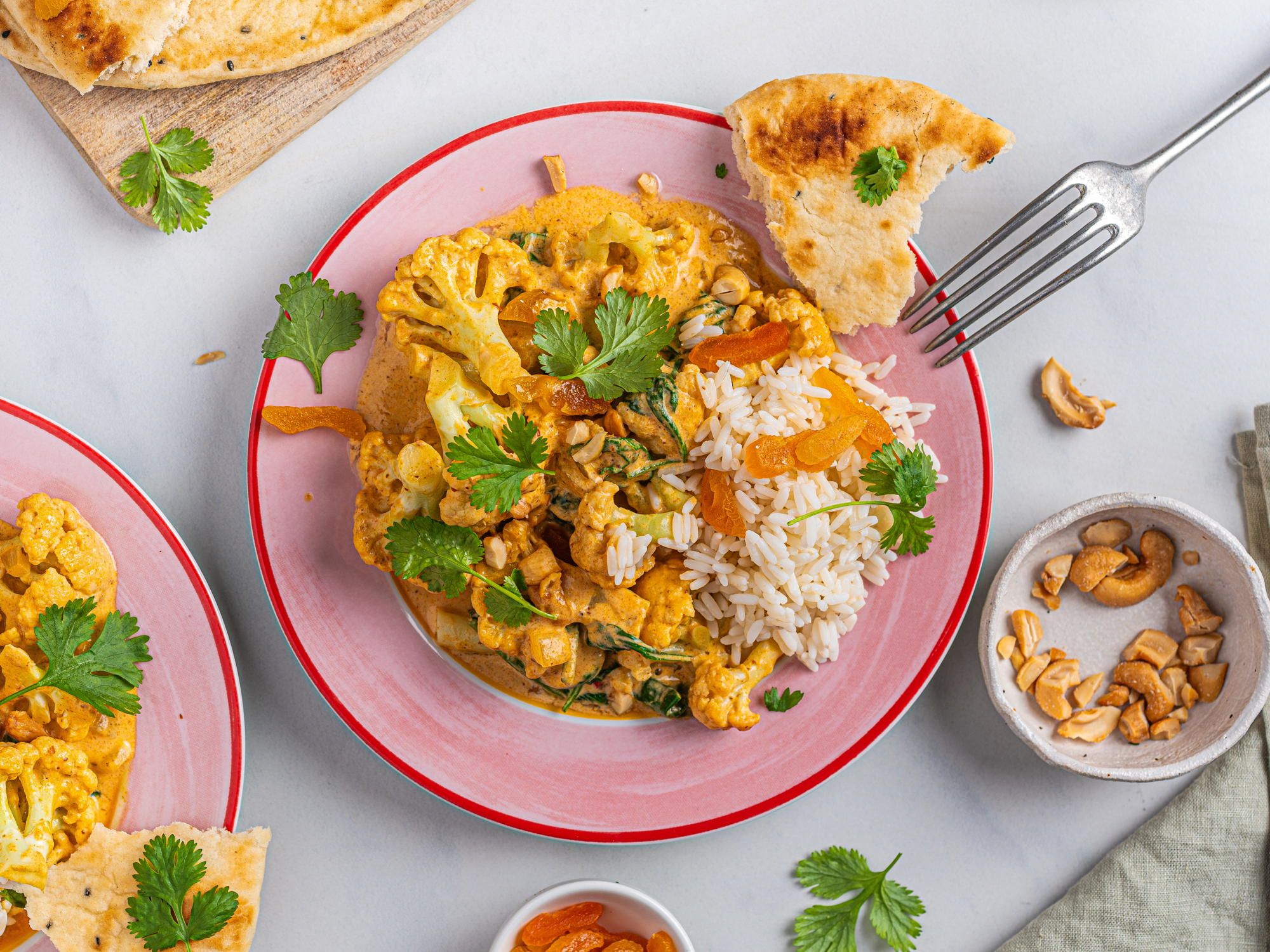Red curry med blomkål