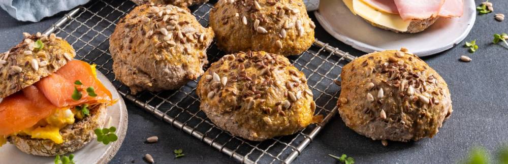 Grove, eltefrie rundstykker