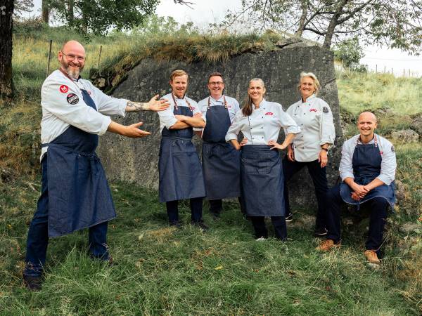 Noen av kokkene i MENY-Lauget