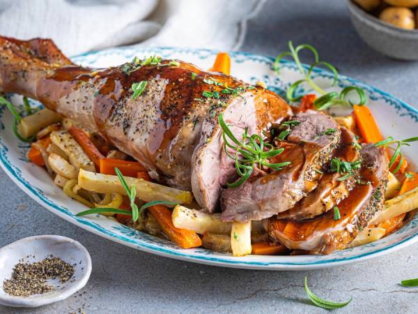 Slik lager du lammelår - lammestek