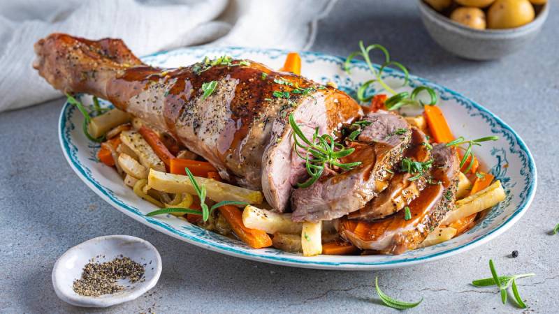 Slik lager du lammelår - lammestek