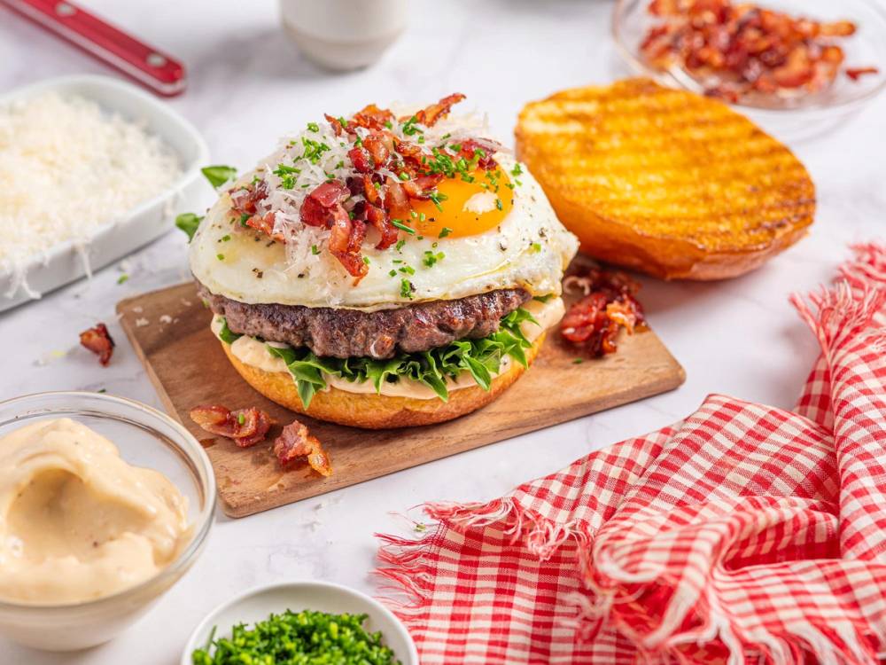 Carbonara Burger