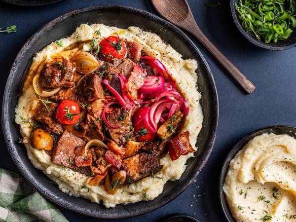 Prima Angus slow cooked høyrygg - Boeuf bourguignon