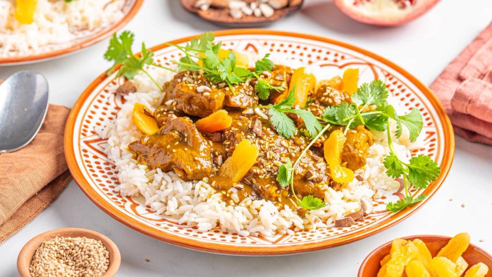 Lammegryte med aprikos