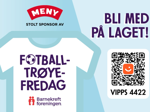 Fotballtrøyefredag hos MENY