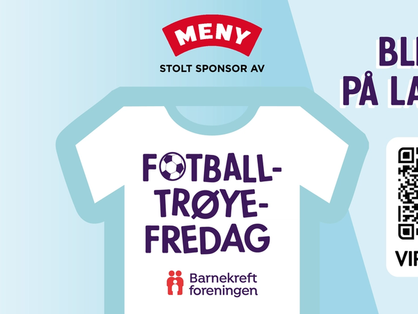 Fotballtrøyefredag hos MENY