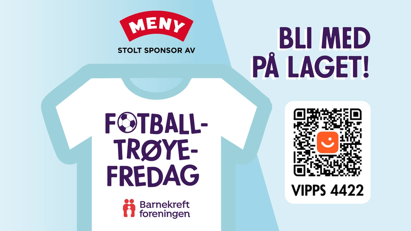 Fotballtrøyefredag hos MENY