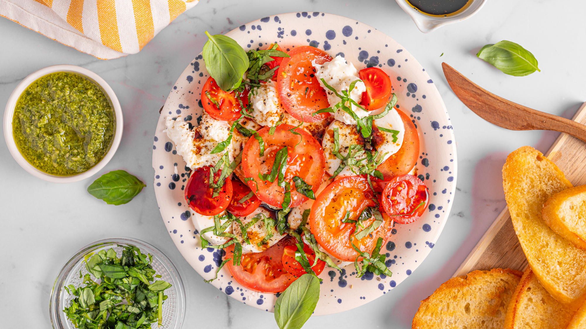 Caprese - Tomat og mozzarella salat