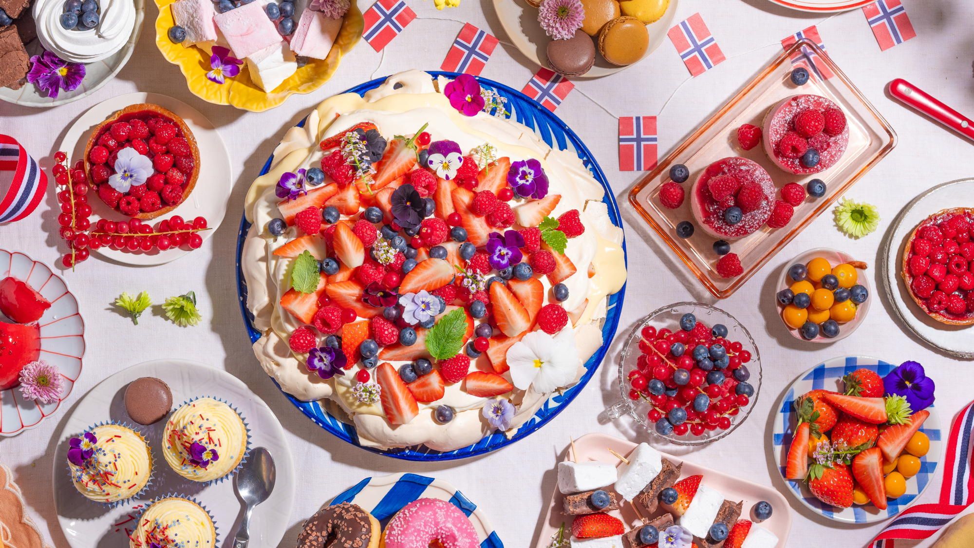 Dessertbord / kakebord 17. mai