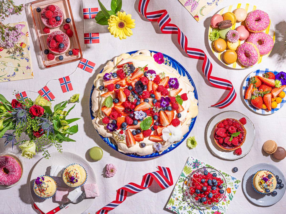 Dessertbord / kakebord 17. mai