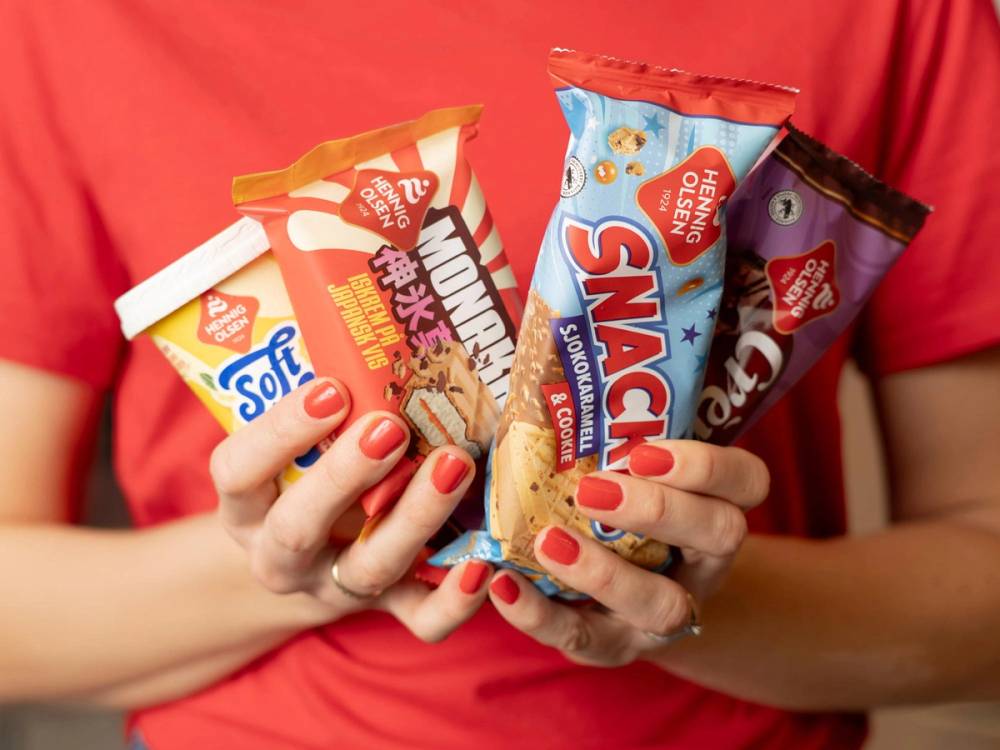 Viser iskrem nyheter fra hennig-Olsen vinteren 2026