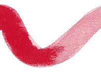 En rød og hvit stripet linje som slynger seg over en hvit bakgrunn.