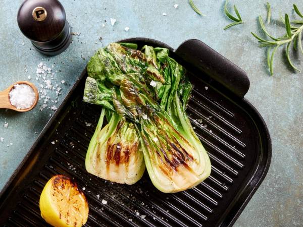 Grillet pak choy