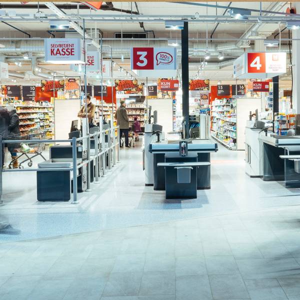 Bilde av kasseområde.