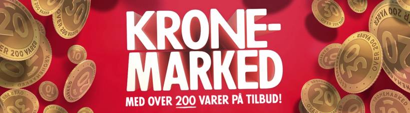 Kronemarked med over 200 varer på tilbud