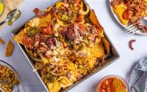 Nachos med biffsnadder