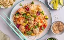 Fiskewok med sweet chili