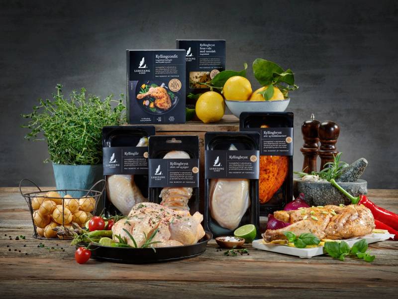 Et utvalg av plantebaserte matvarer og krydder på et bord, inkludert tofu, grønnsaker og urter, uten soyprodukter, med en mørk bakgrunn.