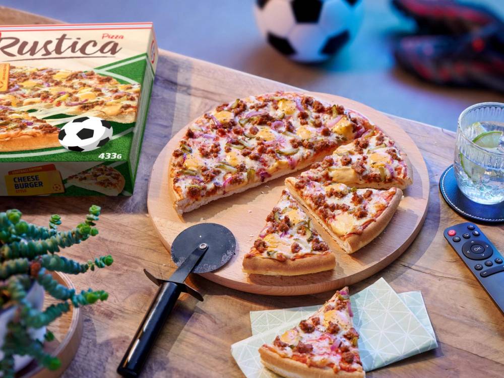 Dr oetker pizza cheeseburger style