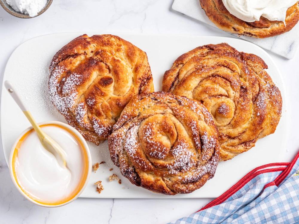 Kanelsnurrer uten egg og melk - Fri for