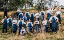 Gruppebilde av medlemmene i MENY-Lauget.