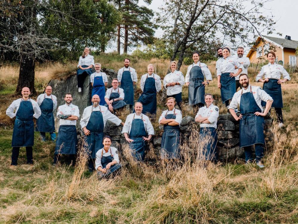 Gruppebilde av medlemmene i MENY-Lauget.