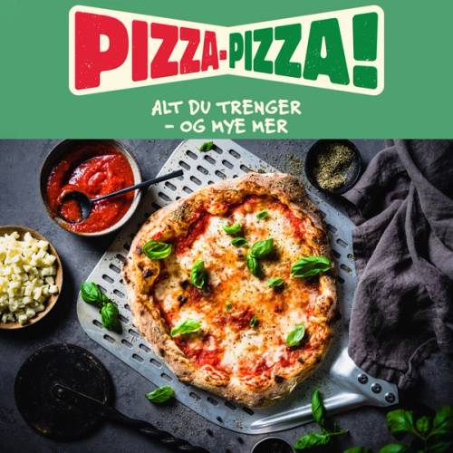 Pizza! Alt du trenger - og mye mer.
