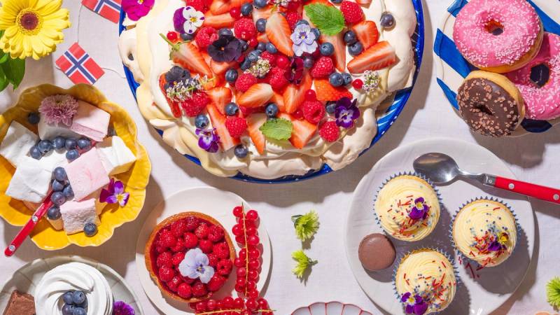 Dessertbord / kakebord 17. mai