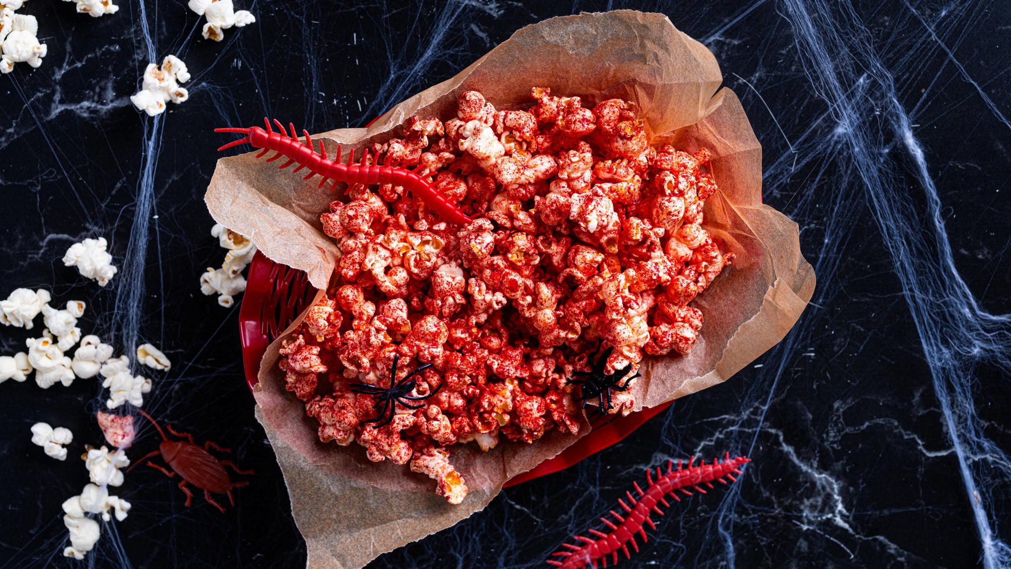 Halloween blodig popcorn
