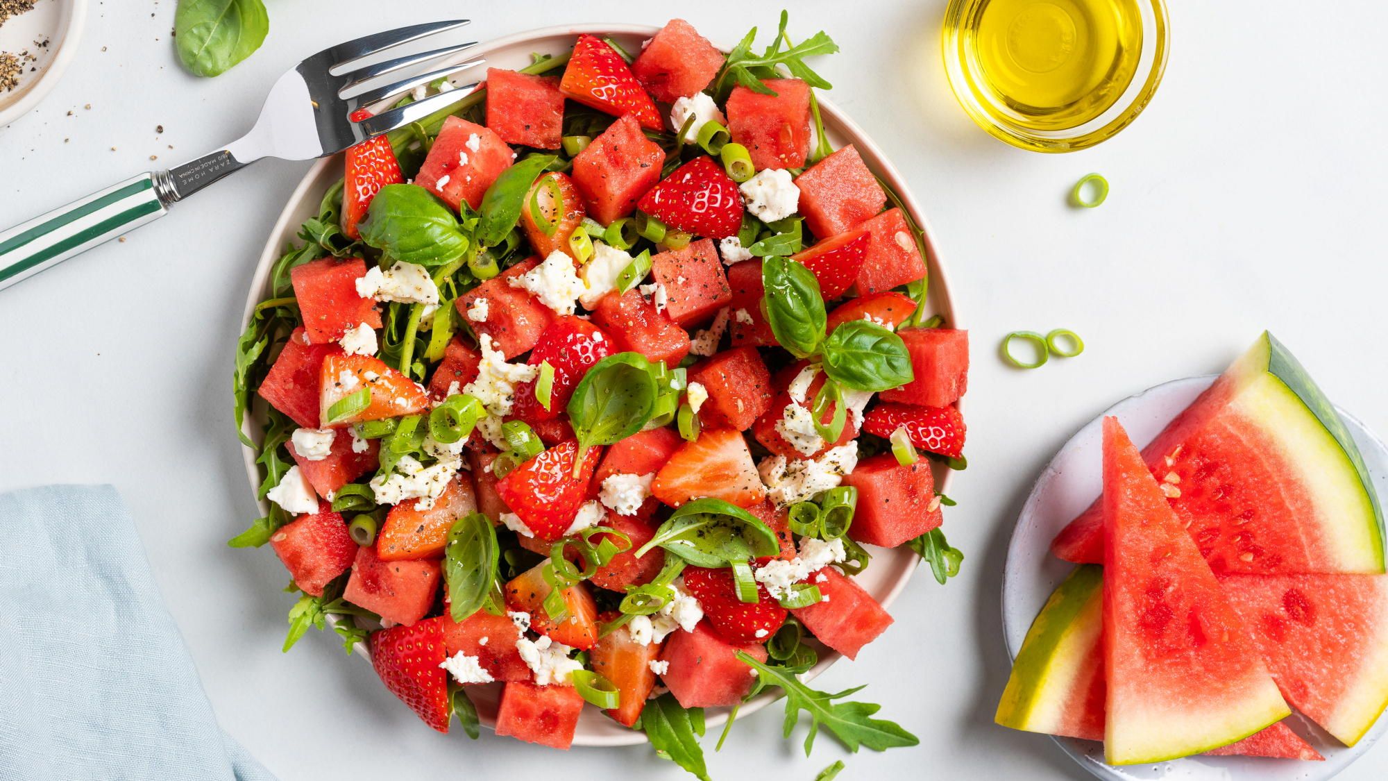 Vannmelonsalat med feta