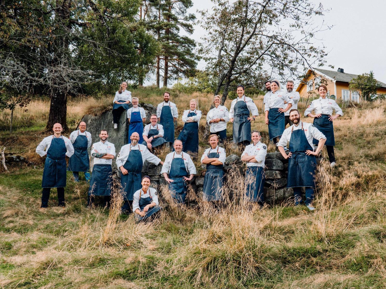 Gruppebilde av medlemmene i MENY-Lauget.