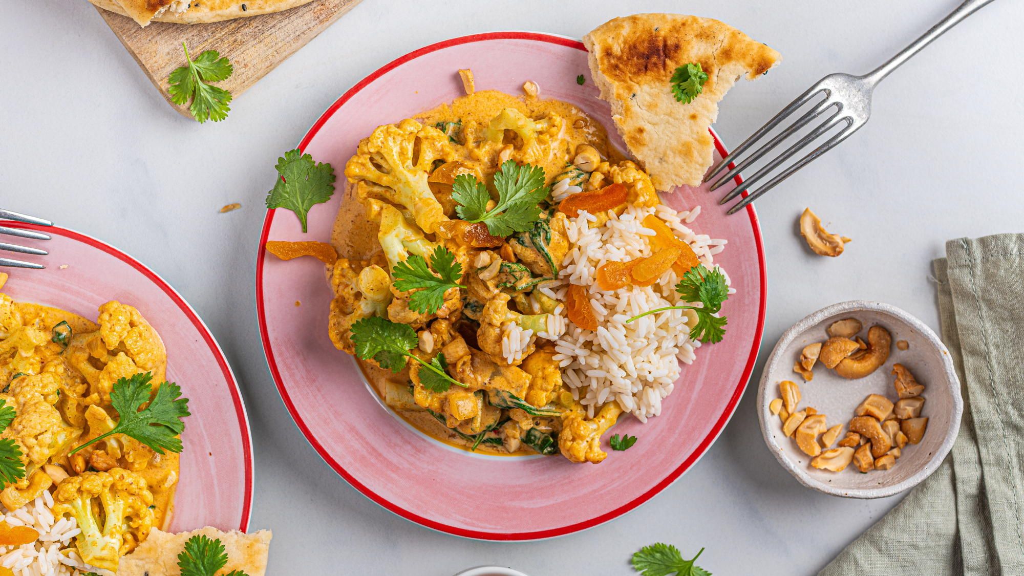 Red curry med blomkål