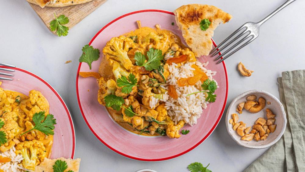 Red curry med blomkål