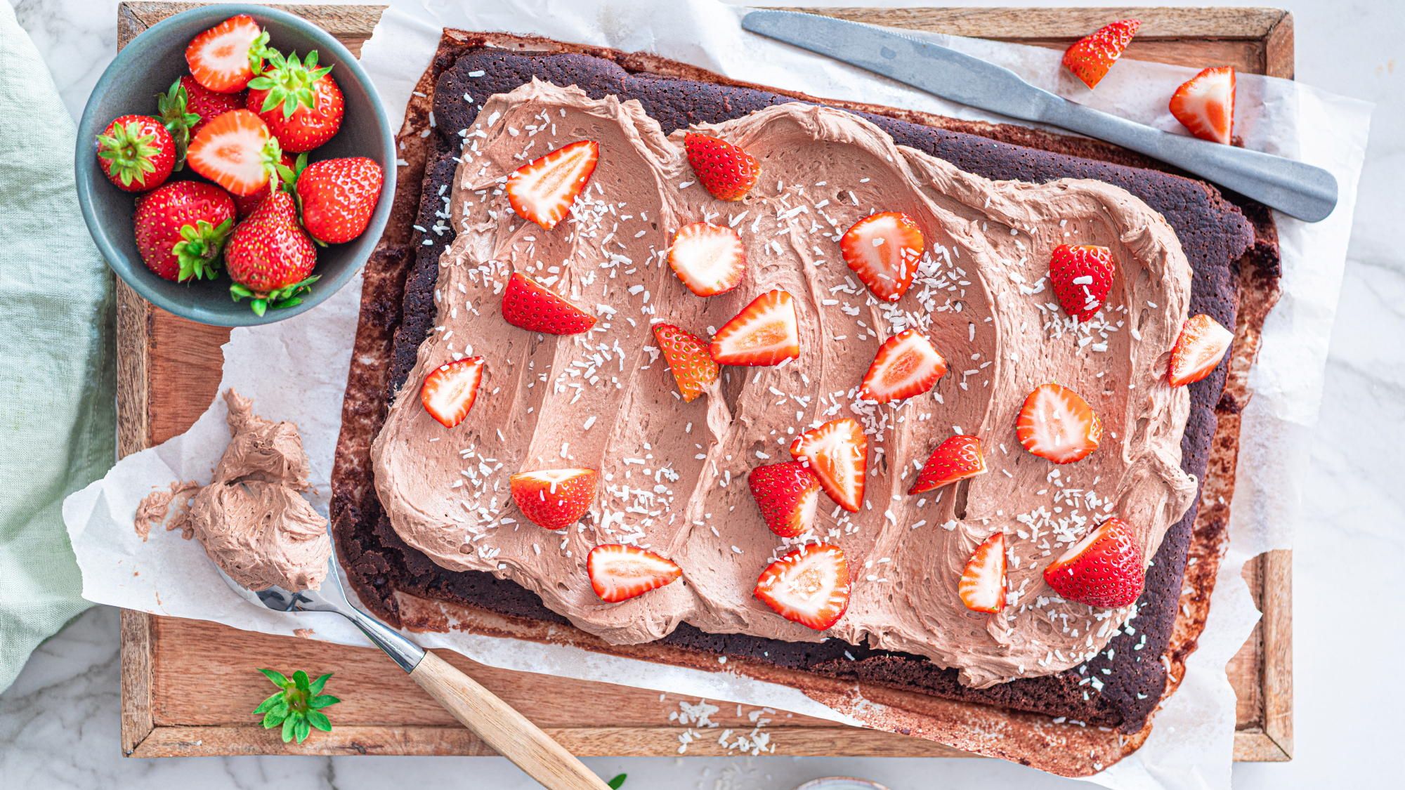 Glutenfri sjokoladekake