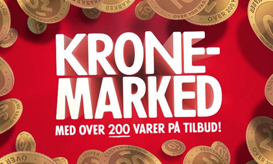 Kronemarked med over 200 varer på tilbud