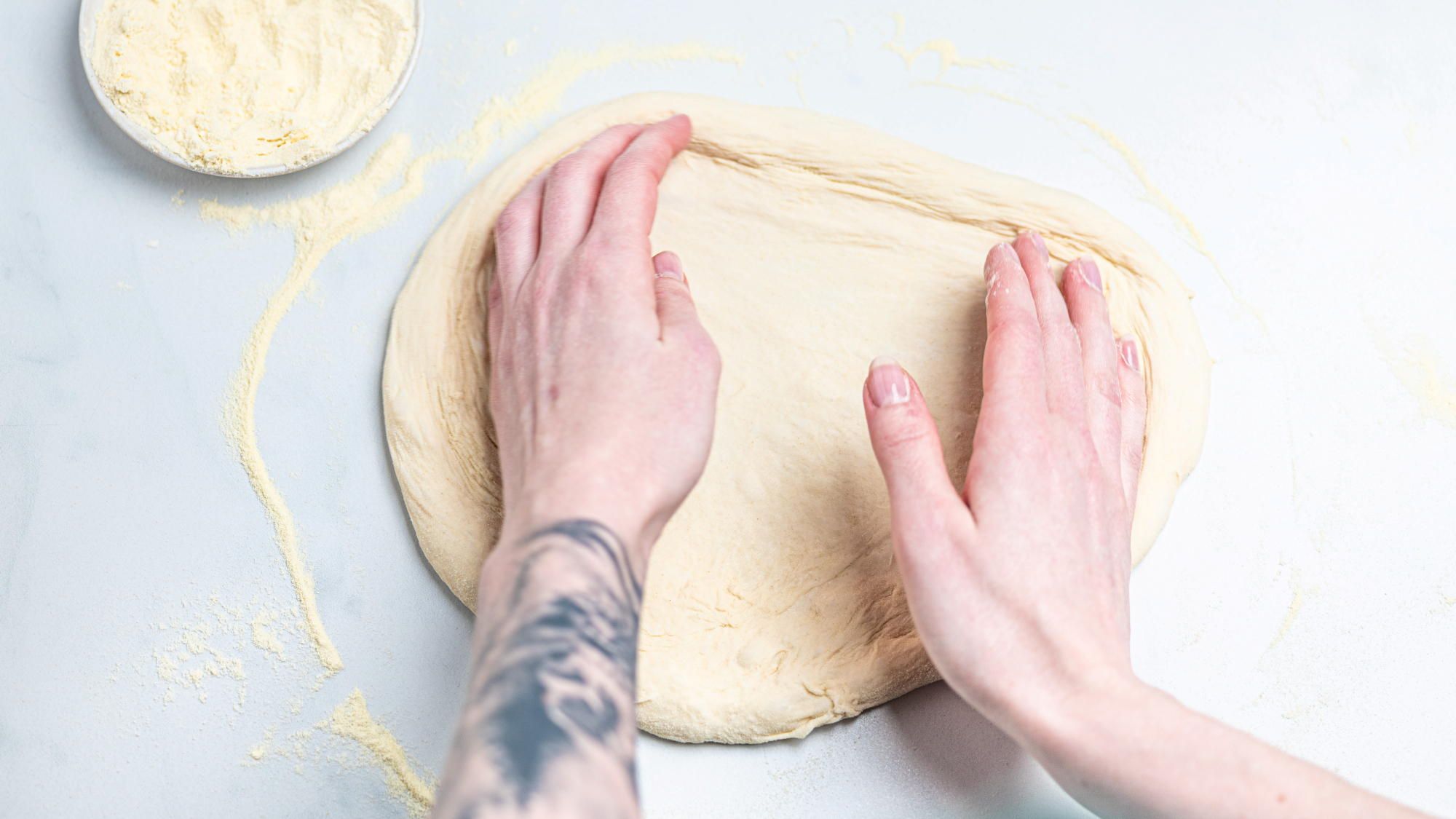 Napolitansk pizzadeig steg for steg