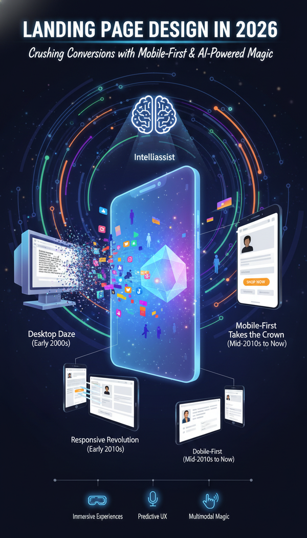 Landing Page Design in 2026: Crushing Conversions with Mobile-First & AI-Powered Magic