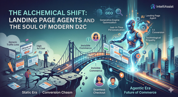 The Alchemical Shift: Landing Page Agents and the Soul of Modern D2C