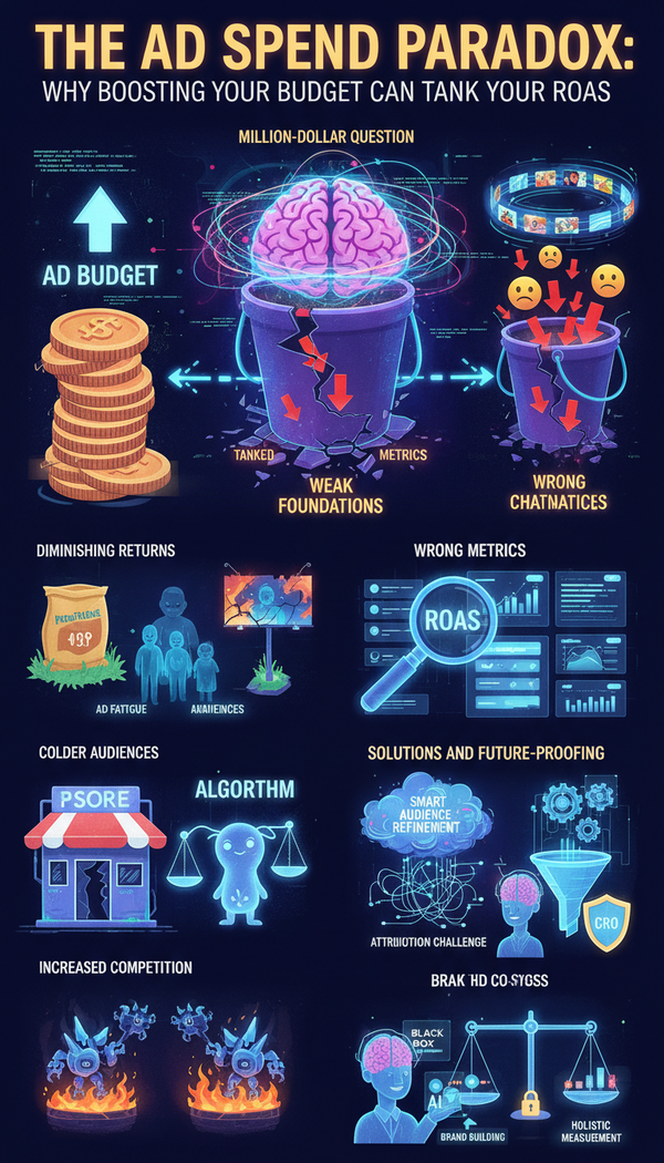 The Ad Spend Paradox: Why Boosting Your Budget Can Tank Your ROAS