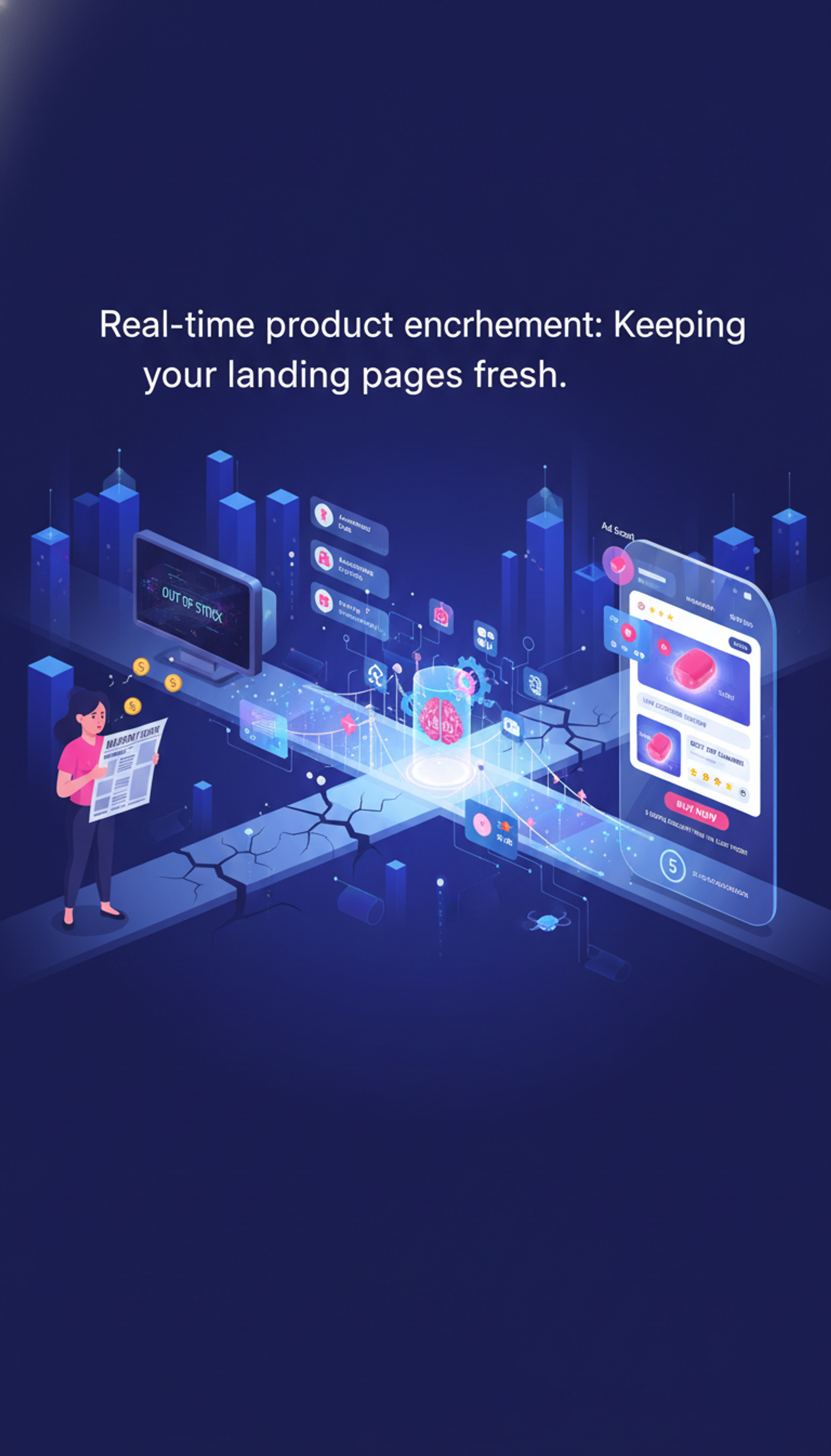 Real-time product enrichment: Keeping your landing pages fresh.