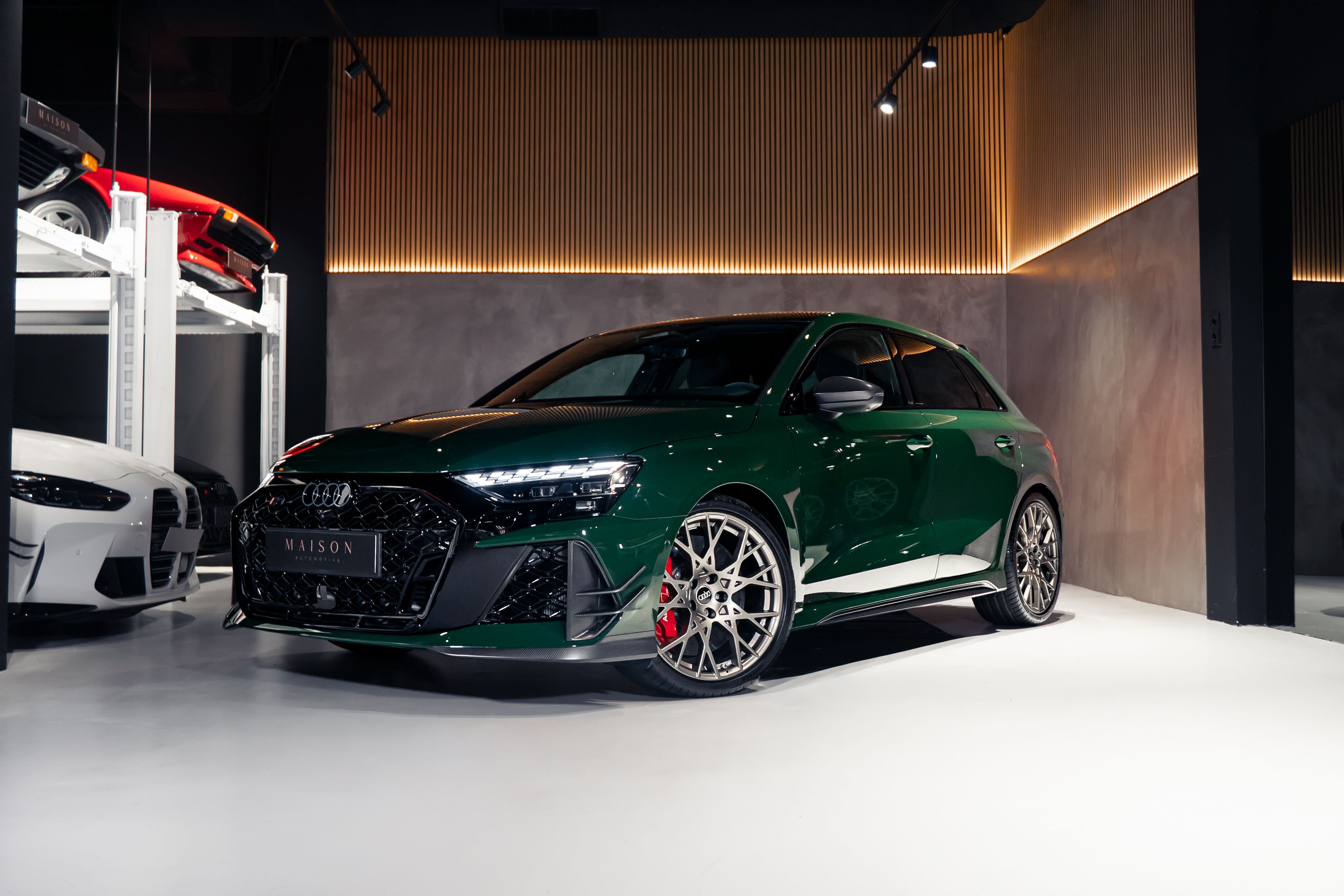 RS3 Competition en el showroom de Maison Automotive