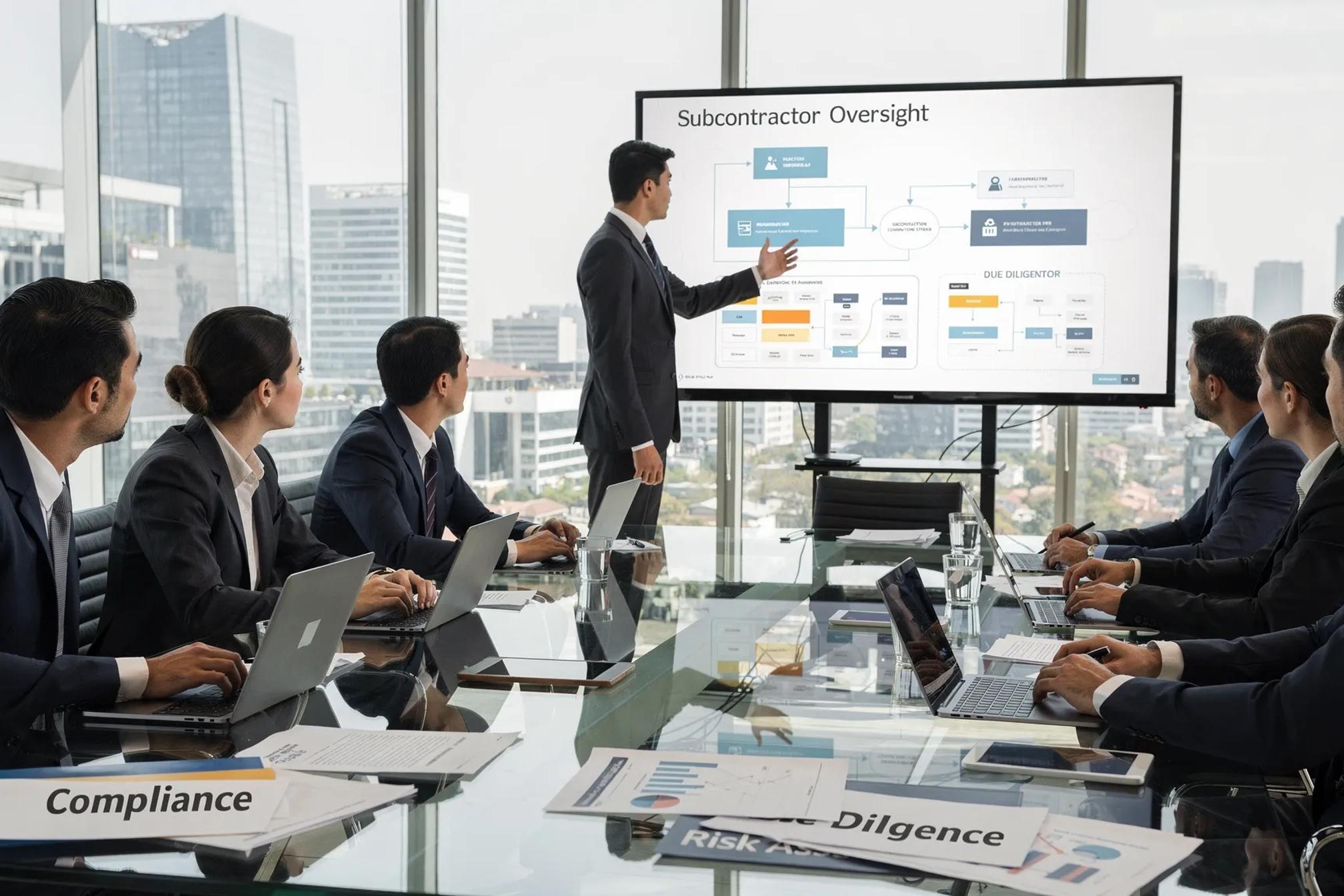 Subcontractors risk assessment.