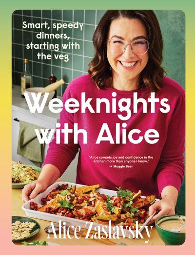 Weeknights with Alice by Alice Zaslavsky, book cover