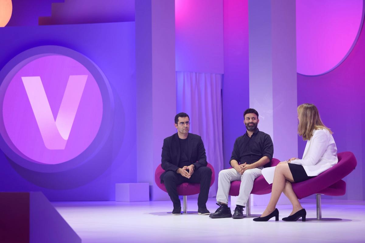 Ali Haddad in conversation with Professor Stephanie Debette on stage at VivaTech Paris