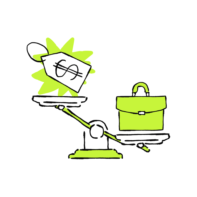 Illustration of a laptop with gears.