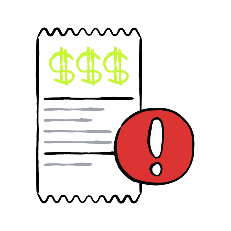 Overdue payment email sequence builder with invoice details and four-step navigation.